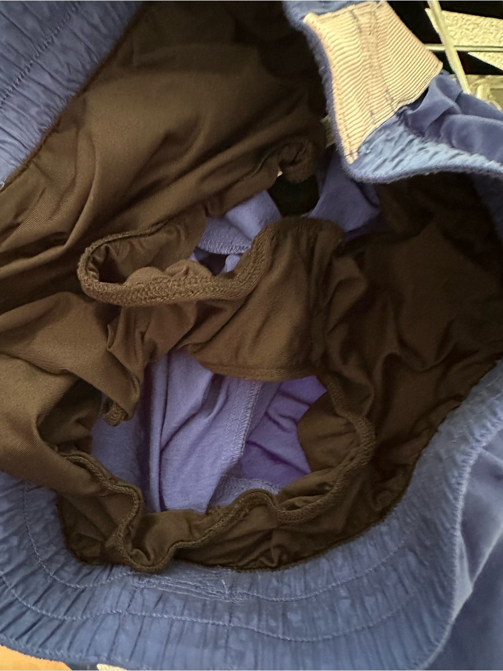 FP Movement by Free People Blue Athletic Shorts with Light Pink Panels - Picture 6 of 7